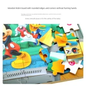 Ahşap Puzzle - Pony Polly - 30 Parça B - 12