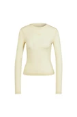 adidas Kadın  Sarı  Sweatshirt SHEER 3S LS JD3599 - 6