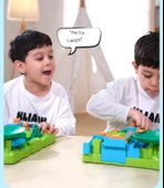 Çocuklar için Labirent Top Yolu Oyun Seti - Orman Macerası - 6 Çelik Top ile 8 Seviye - 10