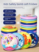 Çocuklar için Yumuşak Boomerang Frisbee - Buz Pengueni ve Dinozor Ekskavatör 20cm - 2