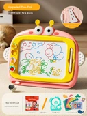 Çocuklar için Manyetik Çizim Tahtası - Büyük Boy - Pembe - 1