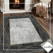 Merinos Halı Salon Halısı 200x290 Rodin 34712 090 Gri - 4
