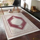 Merinos Halı Salon Halısı 195x290 Rodin 19769 010 Bordo 195 x 290 cm - 2