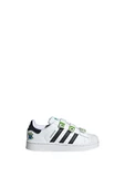 adidas Unisex Çocuk Beyaz Sneaker SUPERSTAR II CF C JI0091 - 2
