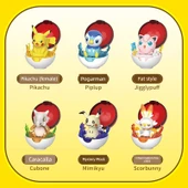 Deformable Pokemon Şişman Ding Düz Taban Süs - Resmi Otantik - 5