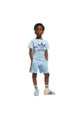 adidas Çocuk  Mavi  Eşofman SHORT TEE SET JC9160 - 1
