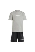 adidas Çocuk  Gri  Eşofman LK LIN T-SET JC9752 - 10