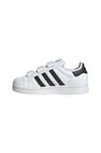 adidas Unisex Çocuk  Beyaz  Sneaker SUPERSTAR II CF C JI0091 - 5