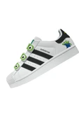 adidas Unisex Çocuk Beyaz Sneaker SUPERSTAR II CF C JI0091 - 12