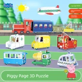 Peppa Pig 3D Bulmaca - Sıcak Ev + Altman Stereo Bulmaca 2 Kutulu - 6