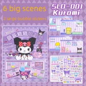 Sanrio Çocuklar Sessiz Kitap Baloncuk Çıkartma Kitabı - Culomi Konseri - 4