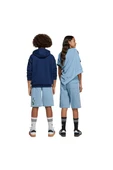 adidas Çocuk  Mavi  Şort DENIM GFX SHORT JZ9938 - 6