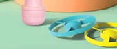 Hayvan Fırlatıcı Jiroskop Frisbee Oyuncak Seti - Ayı + Jiroskop +3 Frisbee - 8