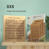 Üç Krallık Klotski Huarong Yolu Kaydırmalı Bulmaca - Dijital Huarong Yolu 8x8 Manyetik Versiyonu (1-63) - 1