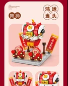 Bahar Festivali Yapı Blokları - Şanslı Kedi (153 parçalı) Işıklı thumbnail 12