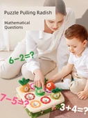 Montessori Turp Çekme Oyuncağı - Büyük 6 Parça Set - 6
