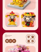 Bahar Festivali Yapı Blokları - Şanslı Kedi (153 parçalı) Işıklı thumbnail 9