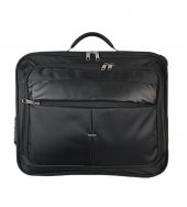 Unisex 15.6 Siyah Çelik Kasalı Laptop Evrak Bilgisayar Çantası - 1