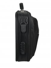 Unisex 15.6 Siyah Çelik Kasalı Laptop Evrak Bilgisayar Çantası - 3