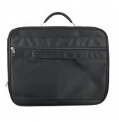 Unisex 15.6 Siyah Çelik Kasalı Laptop Evrak Bilgisayar Çantası - 5