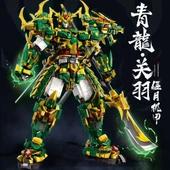 Mecha Üç Krallık Savaş Elbisesi-Qinglong İki Form Yıkım Yapı Blokları - 2
