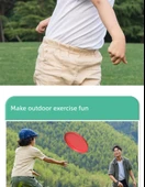 Çocuklar için Yumuşak Frisbee - Orijinal Tasarım Küçük Roket - 20cm - 11