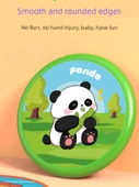 Çocuklar için Yumuşak Frisbee - İkili Yarışma Panda Astronot - 4