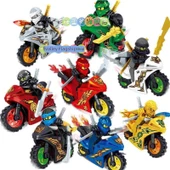 Ninjago Motosiklet Yapı Bloğu Bulmaca Oyuncağı - B gibi + motosiklet - 9