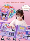 Manyetik Çıkartmalar Sessiz Kitap DIY Oyuncak - Kulomi Yugui Köpek 2'li Paket - 3