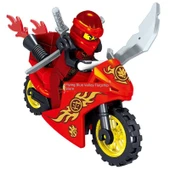 Ninjago Motosiklet Yapı Bloğu Bulmaca Oyuncağı - B gibi + motosiklet - 5