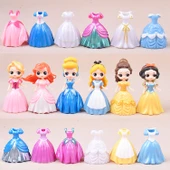 Prenses Bebek - 6 Çiçek Perisi - 18 Elbise - 8cm Hediye Kutusu - 3