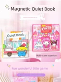 Manyetik Çıkartmalar Sessiz Kitap DIY Oyuncak - Kulomi Yugui Köpek 2'li Paket - 6