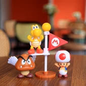 Super Mario Luigi Figür Seti - 4.5-6.5cm - 8 Sahne - 4