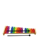 Çocuklar için Perküsyon Xilofon - Çam 8 Ton Çanta Vurmalı Çelik Piyano (tuned) - 1 çift çekiç - 6