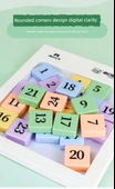 Manyetik Dijital Klotski Bulmaca - 8x8 Renk Kutusu - 12