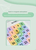 Manyetik Dijital Klotski Bulmaca - Başlangıç Seti (3+4+5 Sıra Renk) - 11