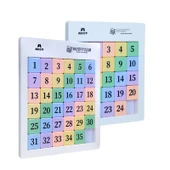 Manyetik Dijital Klotski Bulmaca - Tercihli Kombinasyon (5+6 Sıra Renk) - 1