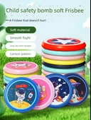 Çocuklar için Güvenli Yumuşak Yapıştırıcı Frisbee Boomerang - Orijinal Tasarım Koşan Tyrannosaurus Rex Yumuşak Kalınlaştırılmış - 20cm thumbnail 2