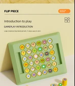 Eğitici Flip Satranç Seti - Büyük Hayvan Flip Satranç + Ben Kimim - 10
