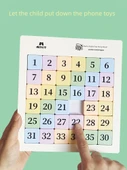 Manyetik Dijital Klotski Bulmaca - 10x10 Renk Kutusu - 2