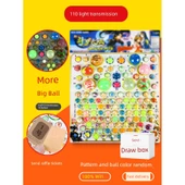 Ejderha Topu Işıldayan Elastik Top - Geliştirilmiş Kokusuz 110 Işık Yayan Top + Kutu (Çekiliş) - 1