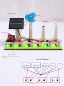 Kendi Yap Bilim Deney Seti - Güneş Pili Enerji Dönüşüm Modeli Malzeme Paketi - 11