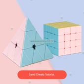 Macaron Rubik Küp Seti - 4. Sıra + Piramit - 1