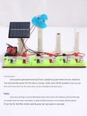 Kendi Yap Bilim Deney Seti - Güneş Pili Enerji Dönüşüm Modeli Malzeme Paketi - 10