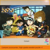 Dedektif Conan 1000 Parça Ahşap Yapboz - Figür 23 - 75x50cm - 1
