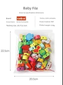 Boncuklu Çocuk Oyuncağı - 75 Tablet (Sayılar + Harfler + Trafik) - 9