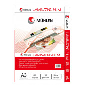 Mühlen Laminasyon Makinesi Filmi 150 Mc A3 1 Paket 100 Adet - 1
