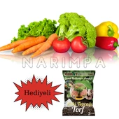 Narım 60 Adet Karışık Sebze Tohumu + Toprak Hediyeli - 1