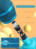 Karaoke Mikrofon Oyuncağı - Pembe - Sıradan Versiyon - Bluetooth Yok - 5