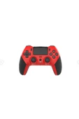 ONREZ T29-RED-PS4 Gamepad, Bluetooth Kablosuz ve Kablolu Çift Motorlu, Dokunmatik Ekranlı 6 Eksenli - 1
